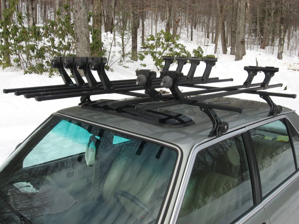 Thule locking roof racks for cars w/rain gutters. VW Vortex Volkswagen Forum